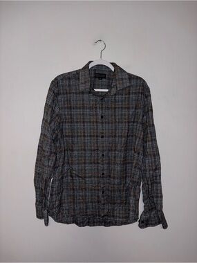 Modern English | Gray Plaid Button Up Longsleeve